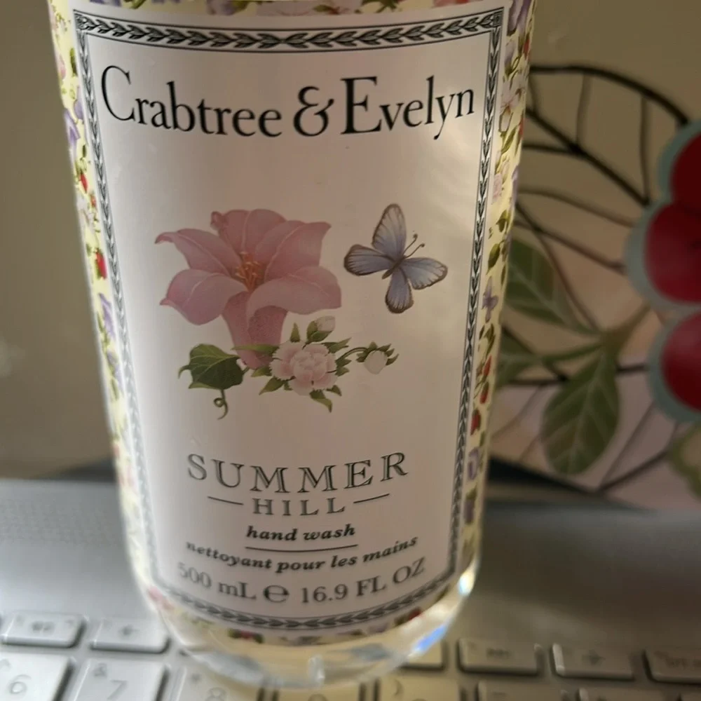 Crabtree & Evelyn Summer Hill Hand Wash 16.9 oz Fresh!